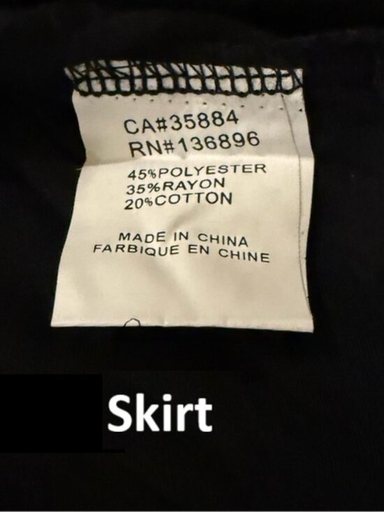 Cativa Jacket & Skirt Black Asymmetrical Multi-fabric Wearable Art Women Sz M - Picture 14 of 15